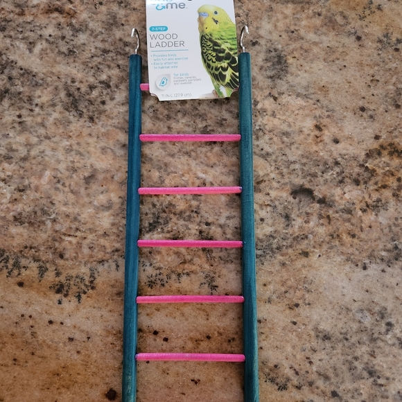 you and me Bird 7 Step Wood Ladder For Bird Cage Poshmark